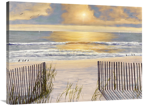 Global Gallery GCS-136048-3040-142 30 x 40 in. Beach Light Art Print -