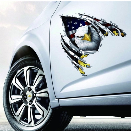 Car Decal Flying Hawk Auto Truck Hood Side Eagle