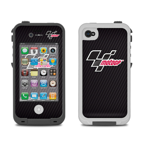 DecalGirl LCI4-MOTOGPCL Lifeproof iPhone 4 Case Skin - MotoGP Carbon L