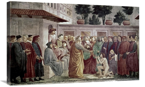 Global Gallery GCS-278419-36-142 36 in. St. Peter Resurrects the Child