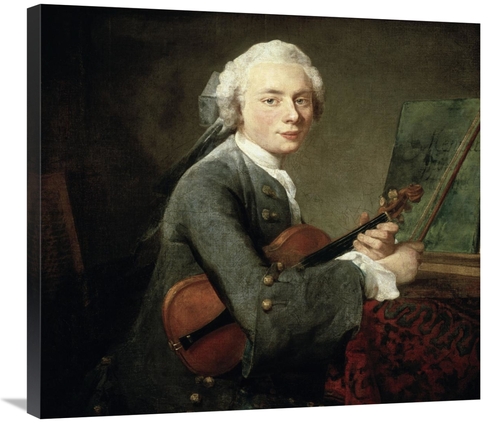 Global Gallery GCS-277084-30-142 30 in. Young Man with a Violin Art Pr