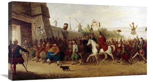 Global Gallery GCS-277943-30-142 30 in. Fools Parade Entering New Amst