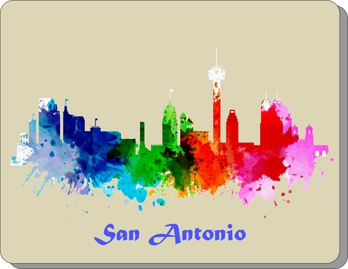 City of San Antonio Tx Mouse Pad