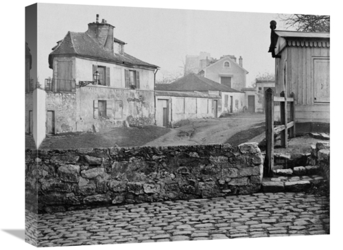 Global Gallery GCS-455100-22-142 22 in. Paris, 1865 - The Impasse 