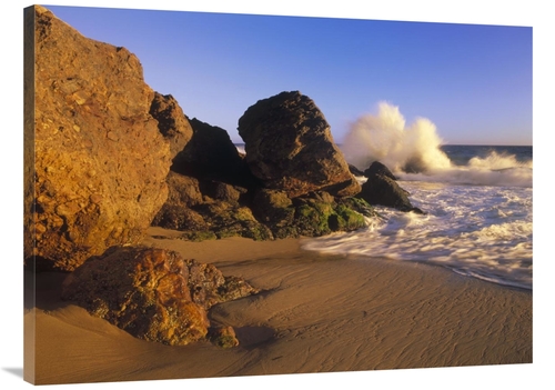 Global Gallery GCS-396214-3040-142 30 x 40 in. Waves Crashing on Point