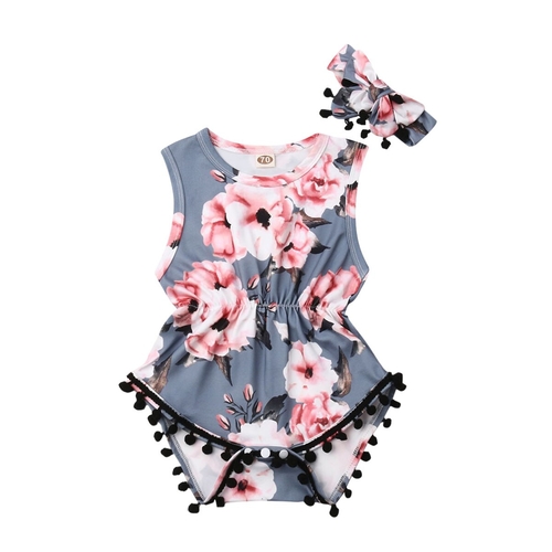 Style Cute Newborn Baby Girls Summer