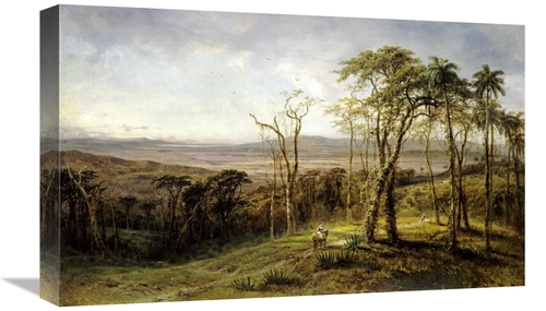 Global Gallery GCS-267864-22-142 22 in. Guajiros En El Camino - Cuba A