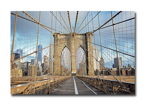 Artistic Home Gallery 2436E654IG Brooklyn Bridge by Alan Blaustein Pre