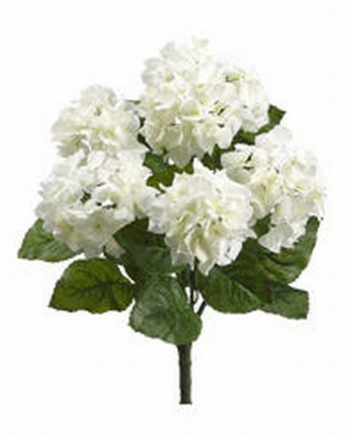 FBH335-CR-WH 22 in. Cream White Hydrangea Bush X5- Case of 6