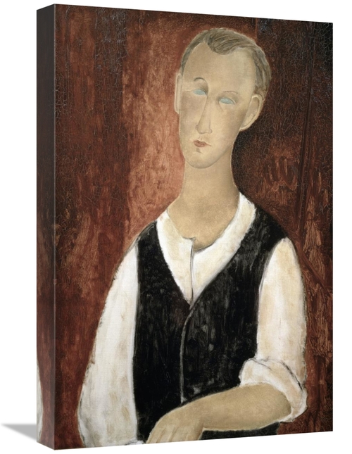 Global Gallery GCS-278603-22-142 22 in. Young Man with a Black Vest Ar