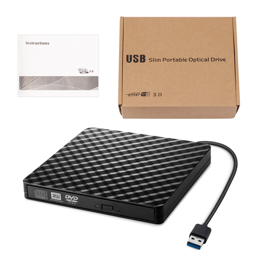USB 3.0 External DVD Drive CD/DVD-RW Drive Writer