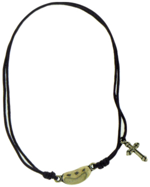 Solid Rock Jewelry 144763 Purple Cotton Adjustable Friendship with Hea