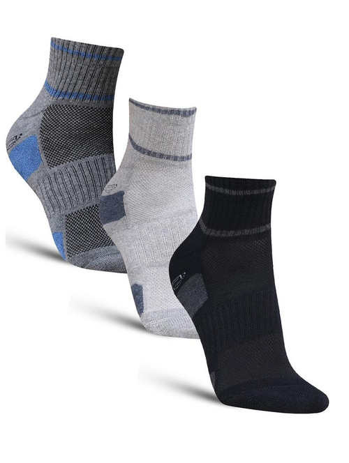 men printed above ankle length socks 3 Pair