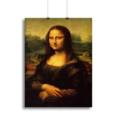 Mona Lisa by Da Vinci Canvas Print or Poster