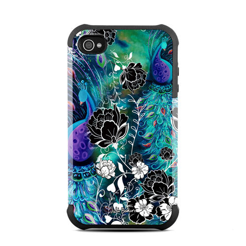 DecalGirl AIP4BC-PCGARDEN Apple iPhone 4 Bumper Case - Peacock Garden