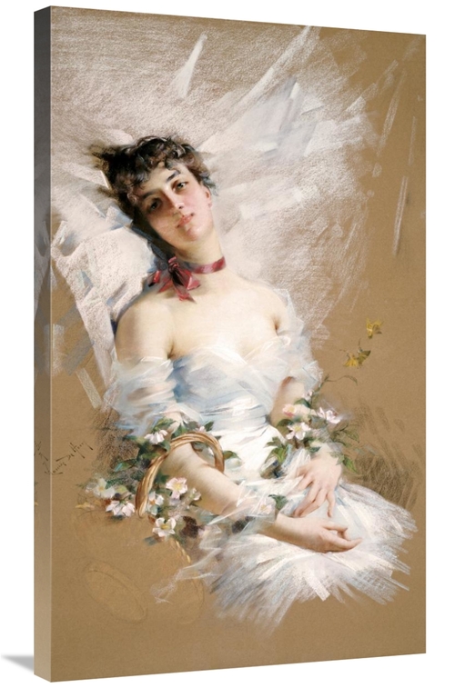 Global Gallery GCS-267918-36-142 36 in. Reclining Beauty with Baskets 