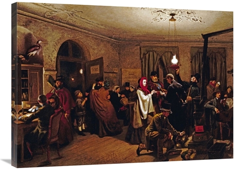 Global Gallery GCS-268521-36-142 36 in. The Departure for America Art 