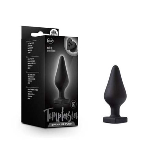 Blush Temptasia 'Spank Me' Silicone Anal Plug with Heart-Shaped Base