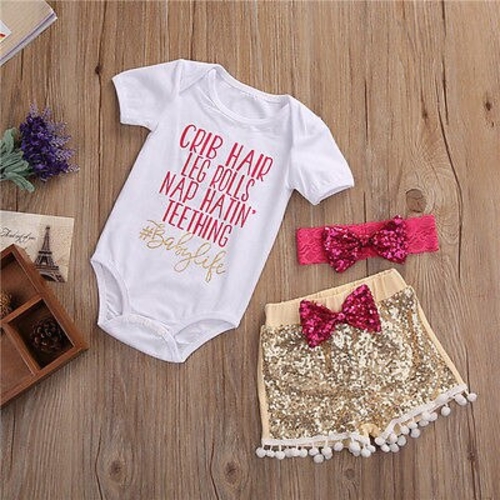 Newborn Cute Baby Girls Clothing Set Cotton