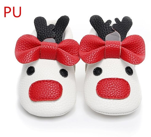 Newborn PU leather baby boys girls shoes infant