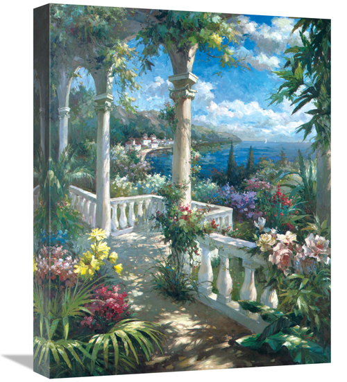 Global Gallery GCS-115984-1620-142 16 x 20 in. Seaside Terrace Art Pri