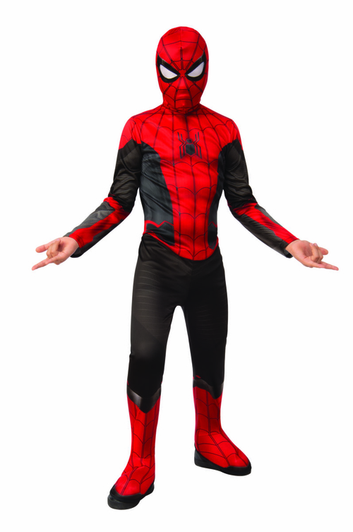 Rubies 404637 Spider Man Far From Home Red & Black Suit Child Costume 