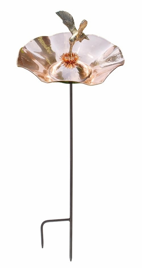 Achla HBBB-01-S Hummingbird Birdbath with stand