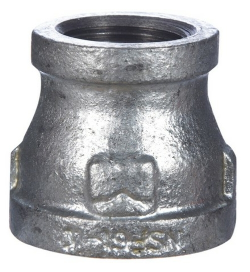 511-374BG 1.5 x 0.75 in. Galvanized Iron Reducing Coupling