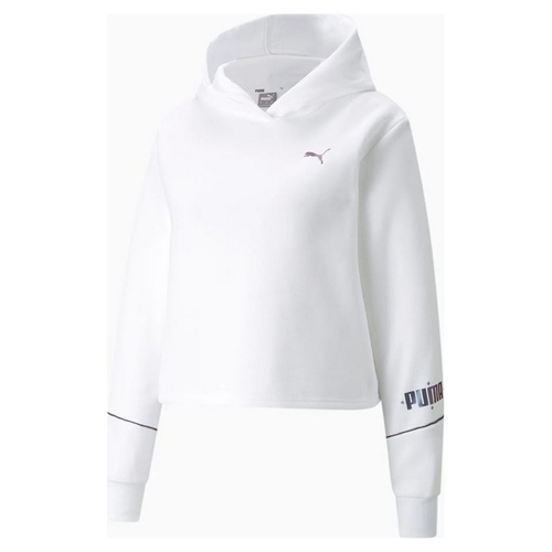 Hoodie Puma Cropped Hoodie White