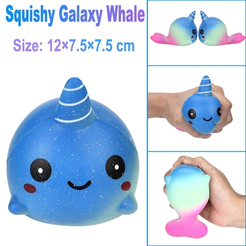 New Exquisite Fun Big Whale Scented Squishy