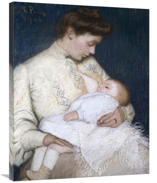 Global Gallery GCS-279393-36-142 36 in. Nursing the Baby Art Print - L