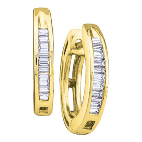 GoldNDiamond GND-17602 0.15 CTW Diamond Ladies Fashion Hoops