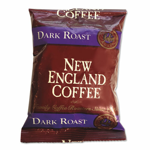 New England Tea And Coffee 026190 Coffee Portion Packs, French Roa