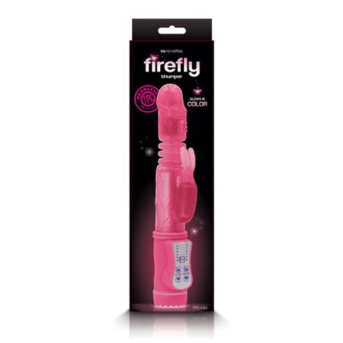 Firefly Thumper Thrusting Rabbit Vibrator Pink