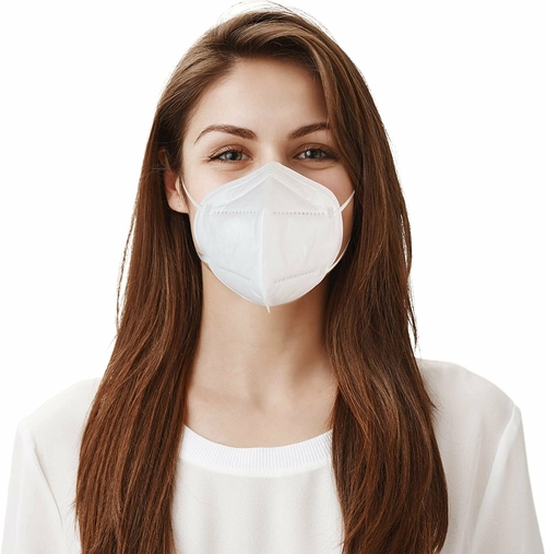 Face Masks. Pack of 1000 White Disposable 5-ply Masks with Foldable