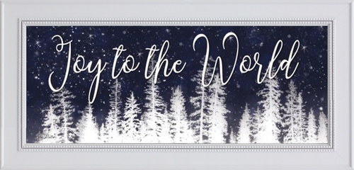 Timeless Frames 55189 20 x 8 in. Joy to the World Photo Frame