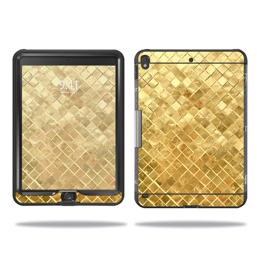 MightySkins LIFIPADPR10-Gold Tiles LifeProof NUUD Skin for Apple iPad 