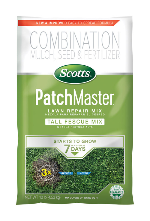 Patchmaster 7693187 Tall Fescue Lawn Repair Seed Mix, 10 lbs