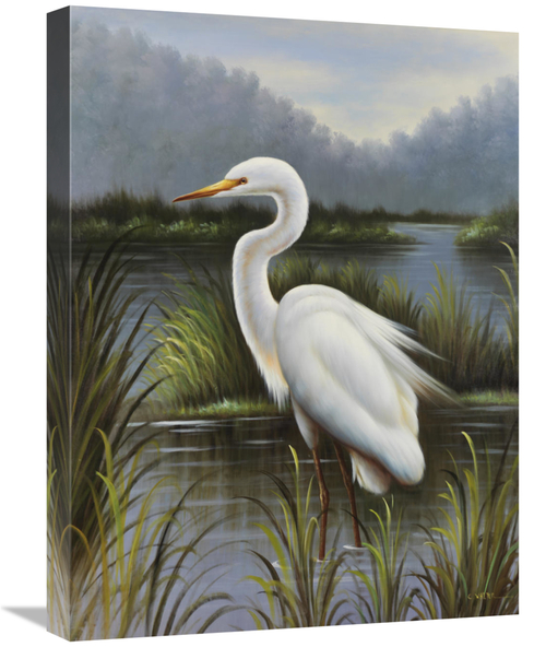 Global Gallery GCS-132465-1824-142 18 x 24 in. Morning Egret Art Print