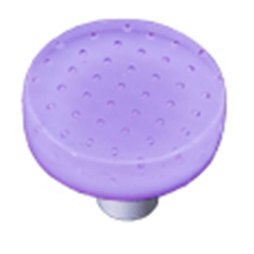 Hot Knobs HK1210-KRA Bubbles Neo-Lavender Round Glass Cabinet Knob - A