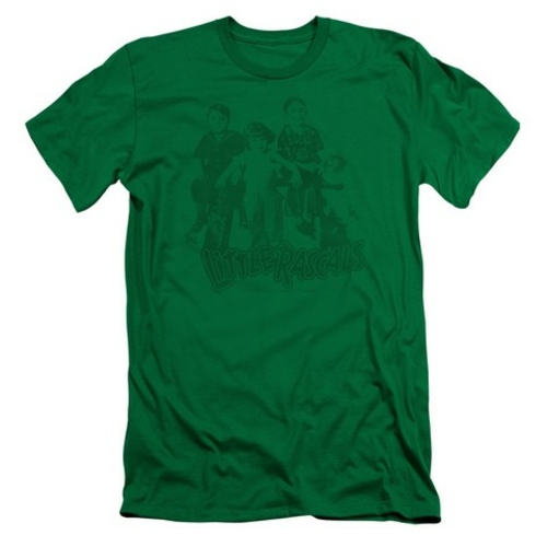 Little Rascals-The Gang - Short Sleeve Adult 30-1 Tee - Kelly Green&#4