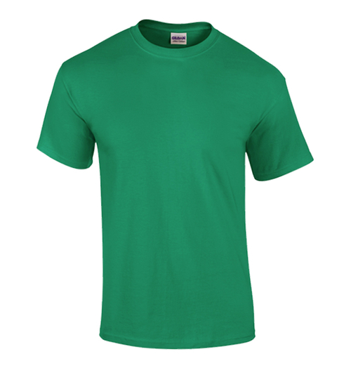 DDI 2341702 Gildan Men's Heavy Cotton T-Shirt - Kelly Green  Larg