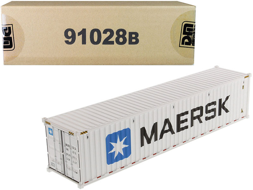 40\' Refrigerated Sea Container \MAERSK\" White \"Transport Series\"