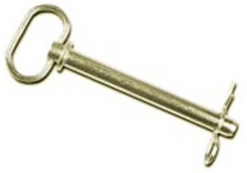 Double HH 25653 1 x 6.25 in. Zinc Plated Hitch Pin- Yellow