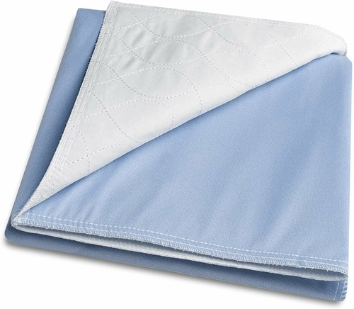 12 Pack Reusable Underpads 34" x 36" Blue Washable Bed Protector