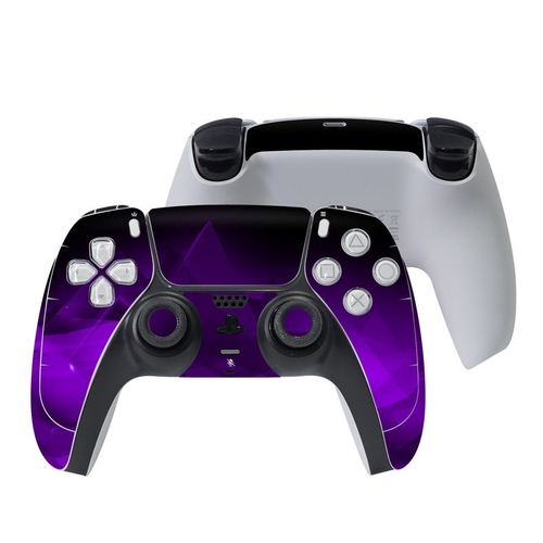 DecalGirl PS5C-CRYST-PRP Sony PS5 Controller Skin - Dark Amethyst Crys