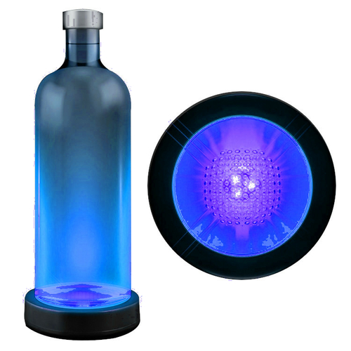 Blinkee 1281011 Blue LED Switch Activated Bottle Base Light Display Dr