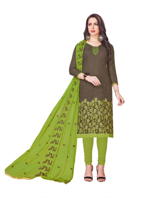 Generic Women's Slub Cotton Salwar Material