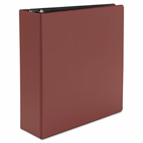 Universal 30410 Suede Finish Vinyl Round Ring Binder- 3 in. Capacity- 