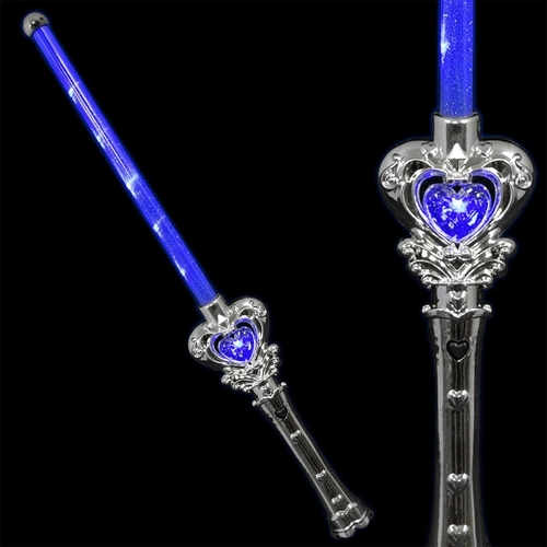 Blinkee 1490010 Blue Sapphire Heart Flashing Wand